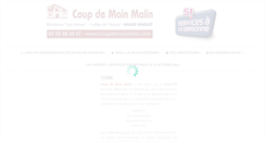 Desktop Screenshot of coupdemainmalin.com